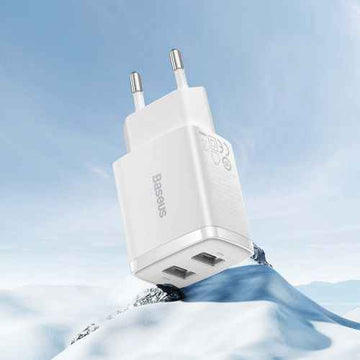 Baseus Compact Wall Charger 2 x USB / 10,5w