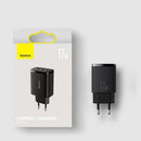Lādētājs Baseus Compact Charger 3U Black 17W-10