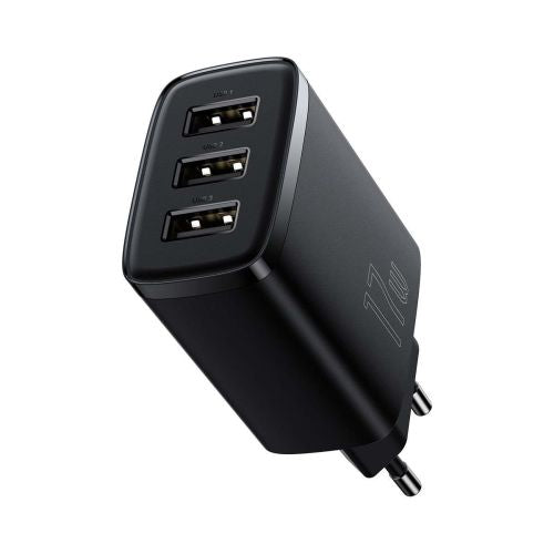 Lādētājs Baseus Compact Charger 3U Black 17W