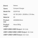 Baseus Compact Wall Charger 3 x USB / 17w