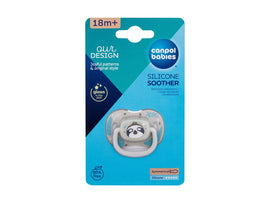Sucette symétrique en silicone canpol babies 18 mois et plus exotic paresseux 34/922_leni