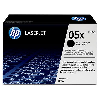 HP 05X 2-pack High Yield Black Original LaserJet Toner Cartridges