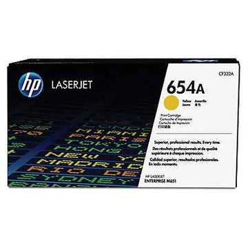 Toner Original HP Yellow, nr.654A, pentru LaserJet M651 series, 15K, (timbru verde 1.2 lei) , "CF332A"