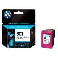Cartouche d'encre tricolore HP 301, 165 pages, pour HP Deskjet 1000, 1050, 2050, 3000, 3050