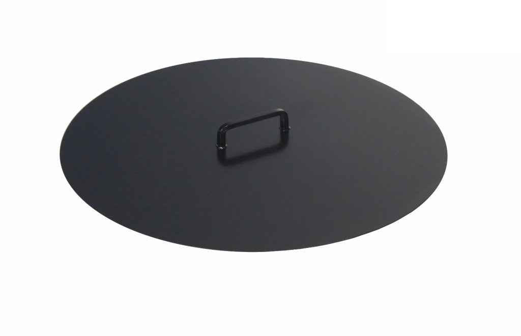 Couvercle de brasero en acier noir sabléø: 60cm - Clicktofournisseur.com