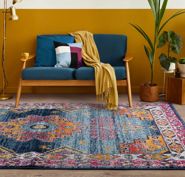 Tapis tissé plat moderne CROWN