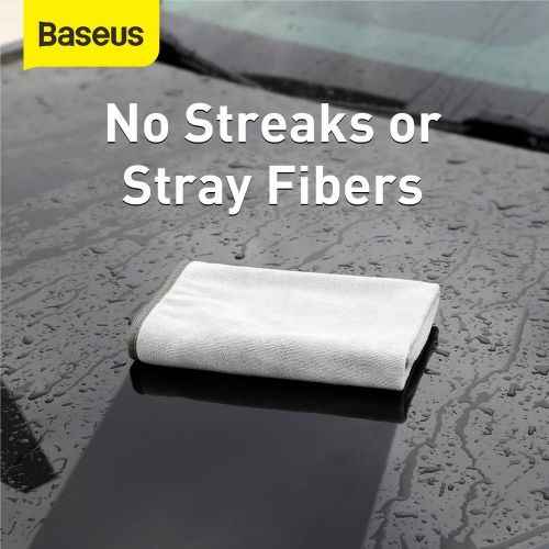 LAVETA MICROFIBRA auto Baseus, pentru uscare, stergere si detailing auto 40x80 cm, gri "CRXCMJ-A0G" - 6953156220881