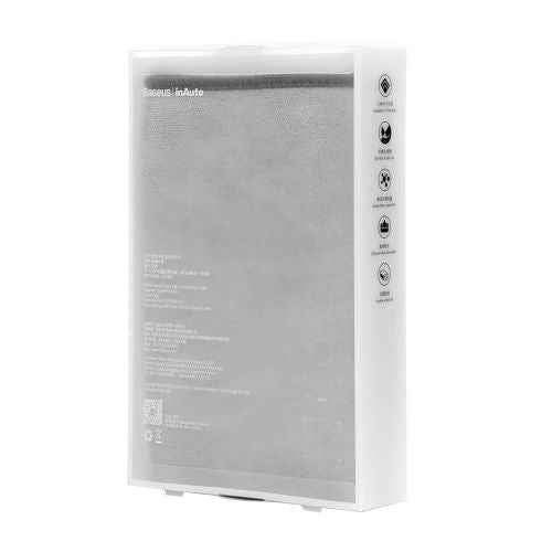 LAVETA MICROFIBRA auto Baseus, pentru uscare, stergere si detailing auto 40x80 cm, gri "CRXCMJ-A0G" - 6953156220881