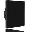 Interrupteur tactile en verre trempé CRYSTAL - Noir