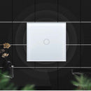 Interrupteur tactile en verre trempé blanc - CRYSTAL