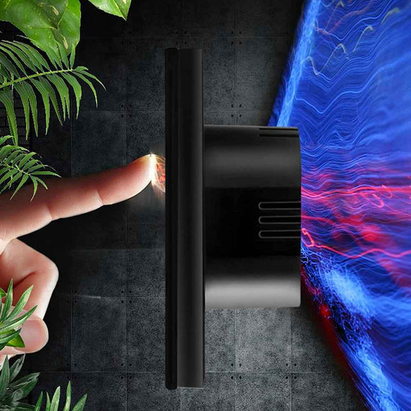 Interrupteur tactile en verre trempé CRYSTAL - Noir