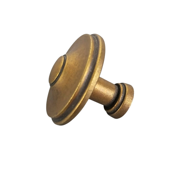 Bouton de meuble LYONNAIS, Finition zamak patiné