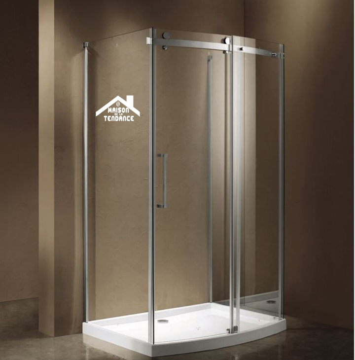 Cabine de douche complète ELIXIR 400 80x120 cm avec vitrification NANOSKIN clicktofournisseur.com