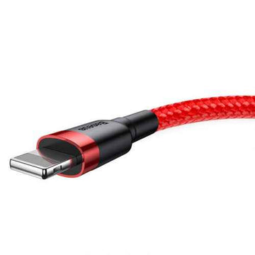Baseus Lightning Cafule Cable 2.4A 1m Red + Red (CALKLF-B09)