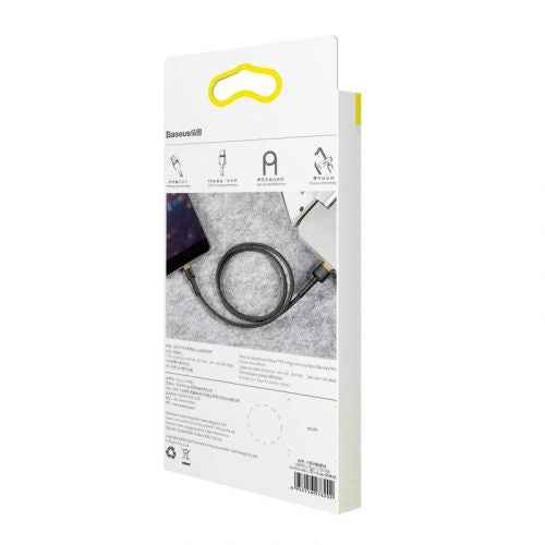 Baseus Lightning Cafule Cable 2.4A 1m Gold + Black (CALKLF-BV1)