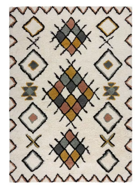 Tapis berbère en laine fait main radim