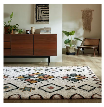 Tapis berbère en laine fait main radim