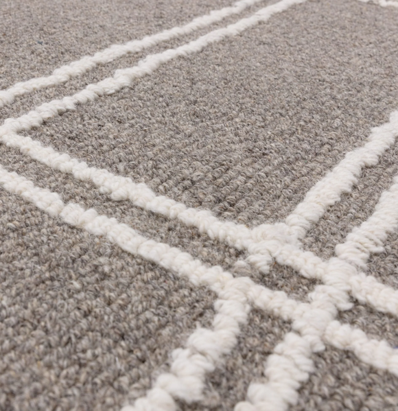 Tapis de salon pure laine LINEA