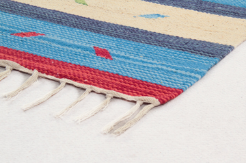 Tapis kilim orient moderne tissé en coton ARYA - 0