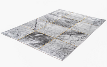 Tapis de salon moderne tissé plat GRANITA - 0