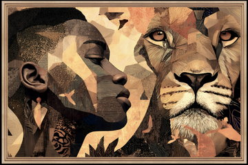 Tableau cadre en bois SAVANA