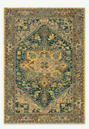 Tapis de salon style orient tissé plat ZERY-1