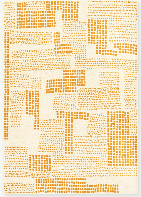 Tapis moderne tissé plat TERRACE