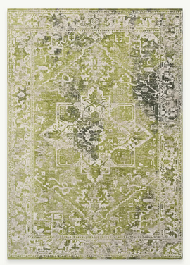 Tapis de salon style orient tissé plat BARIZ