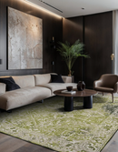 Tapis de salon style orient tissé plat BARIZ