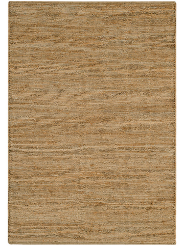 Tapis de salon en jute tissé plat KOUMAS