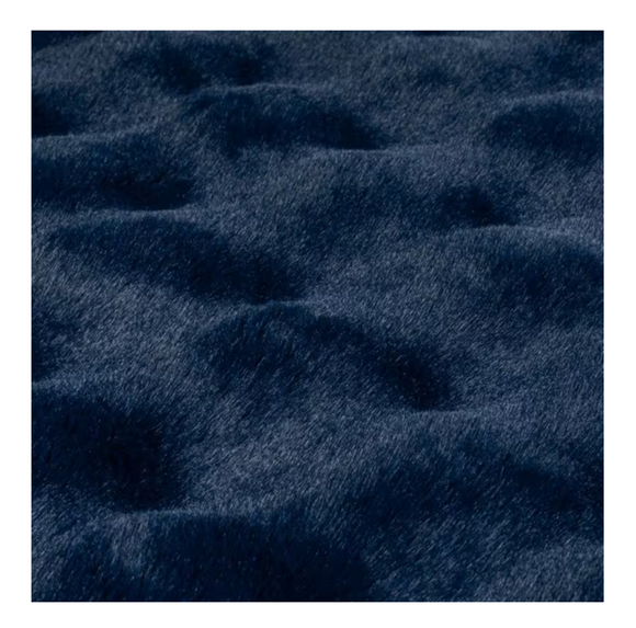 Tapis fausse fourrure honeycomb