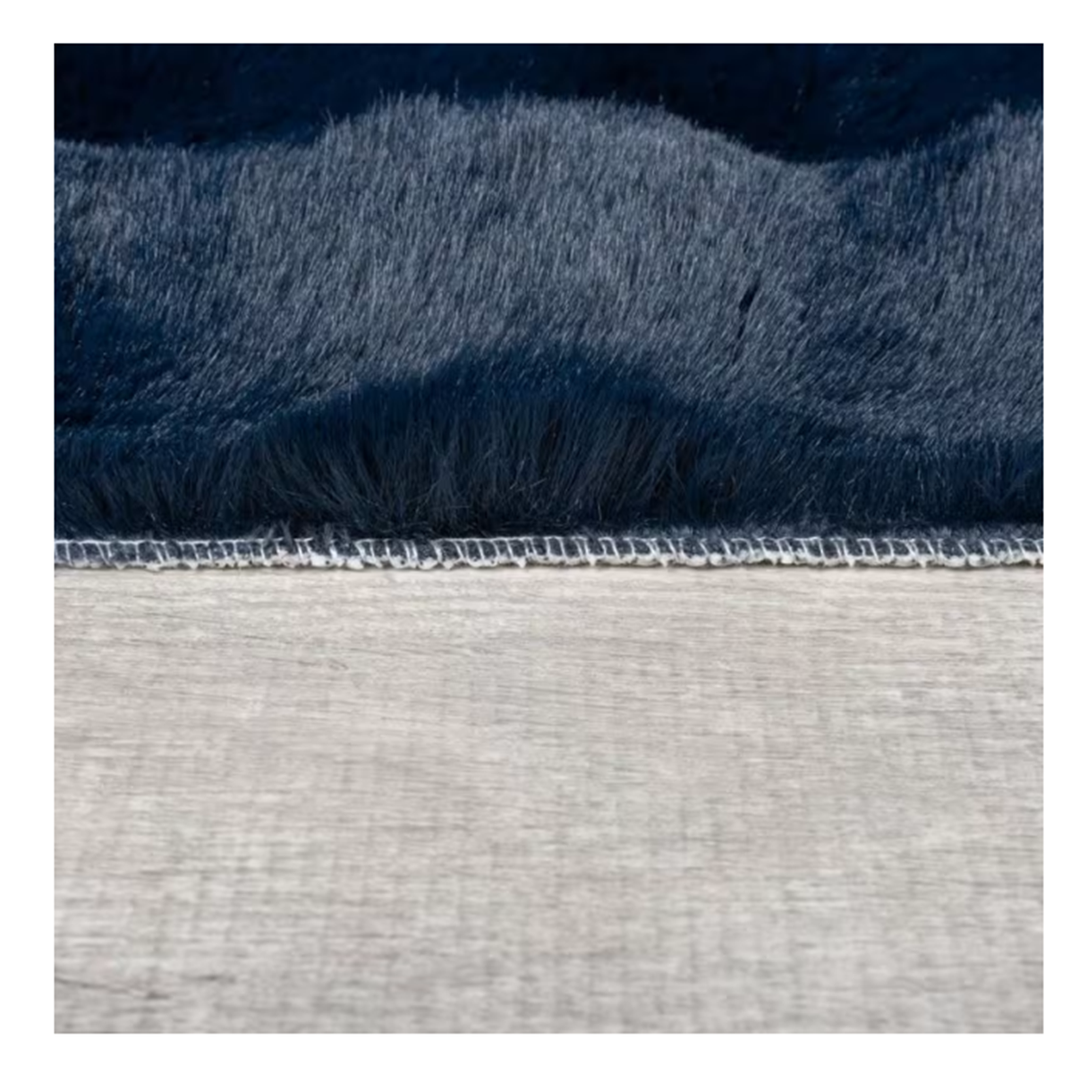 Tapis fausse fourrure honeycomb