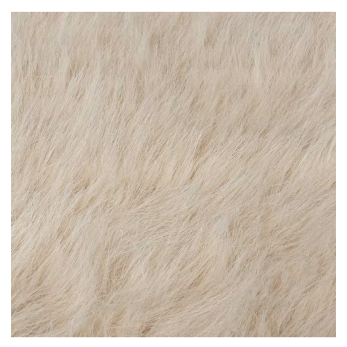 Tapis fausse fourrure honeycomb