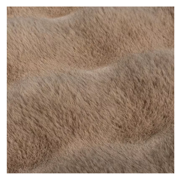 Tapis fausse fourrure honeycomb