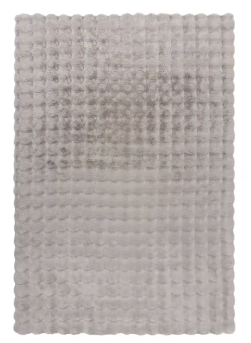 Tapis fausse fourrure honeycomb