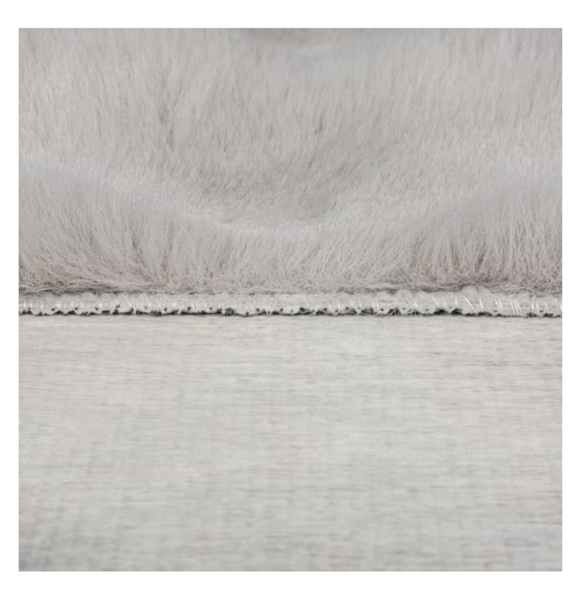 Tapis fausse fourrure honeycomb