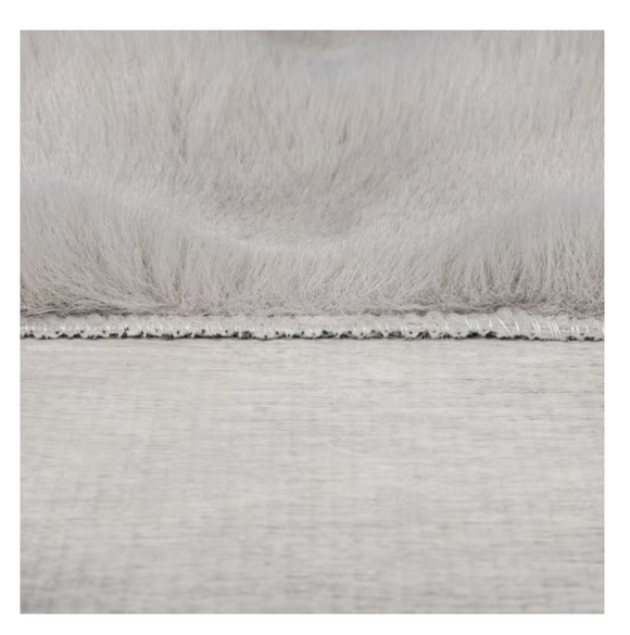 Tapis fausse fourrure honeycomb