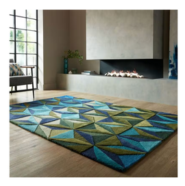 Tapis moderne en laine fait main utopia