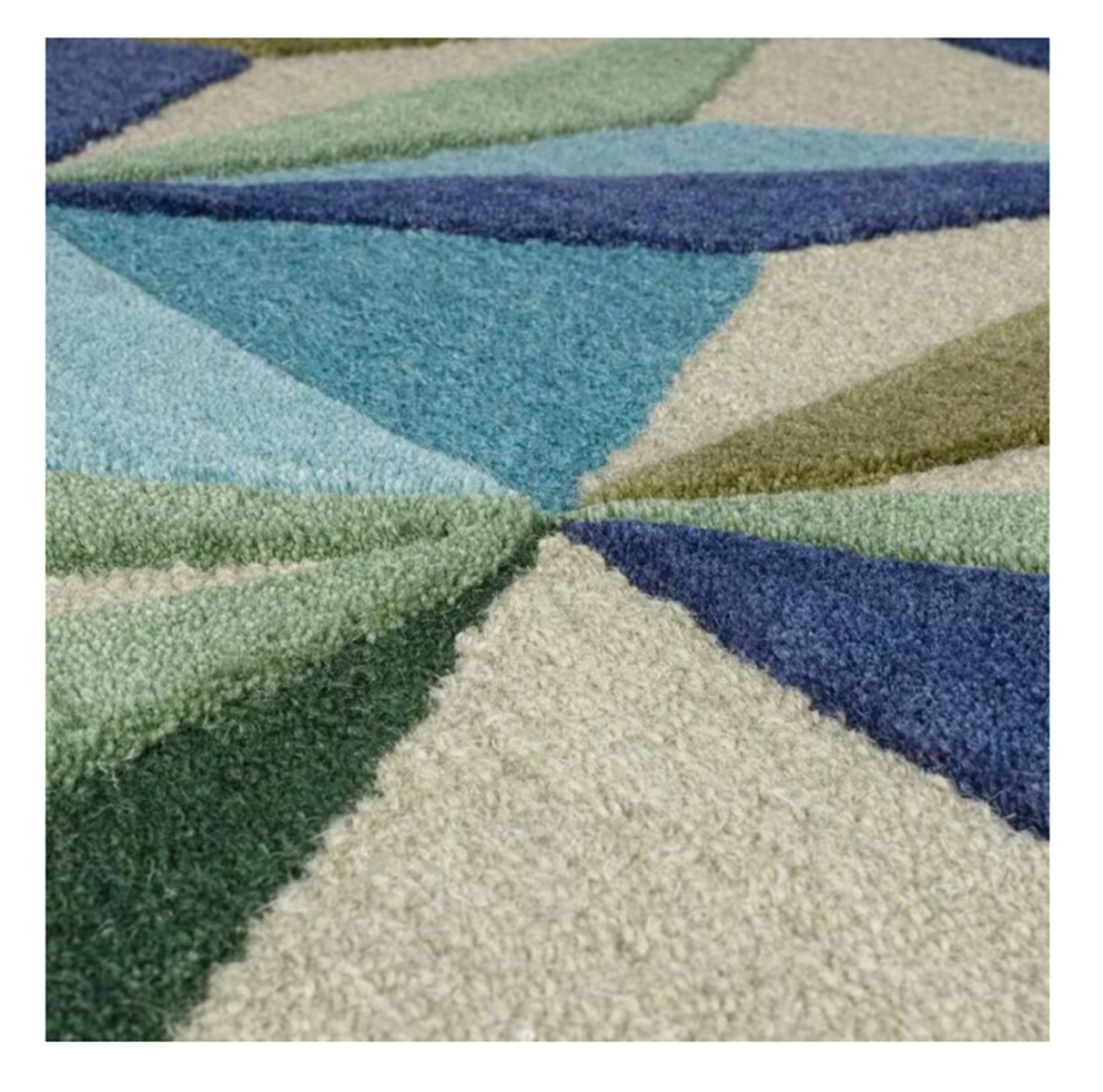 Tapis moderne en laine fait main utopia