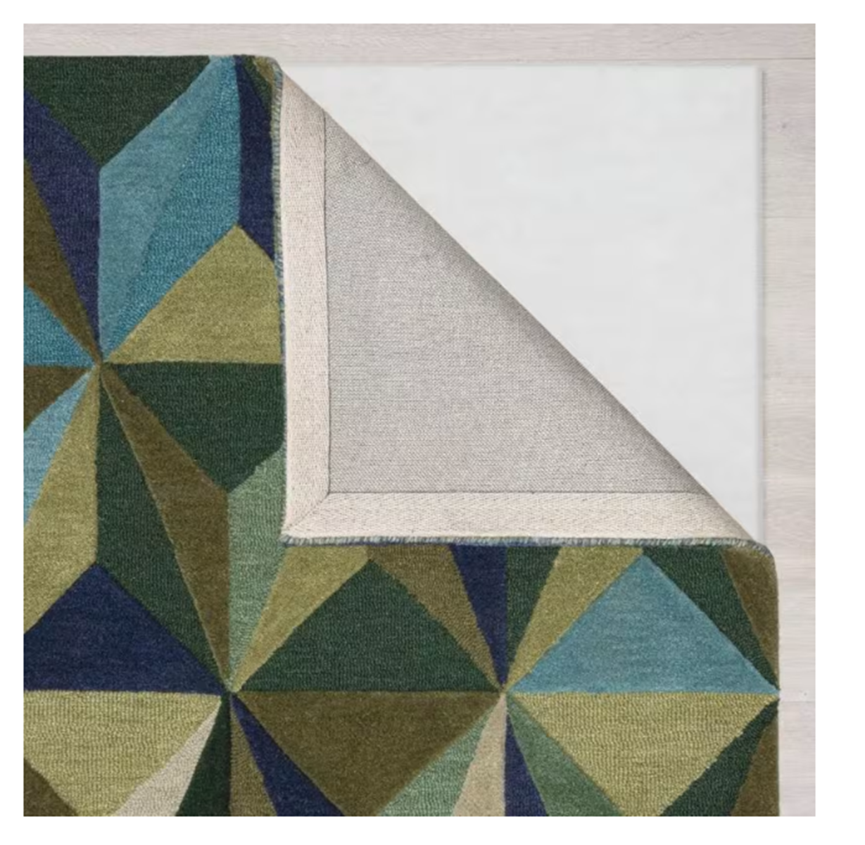 Tapis moderne en laine fait main utopia