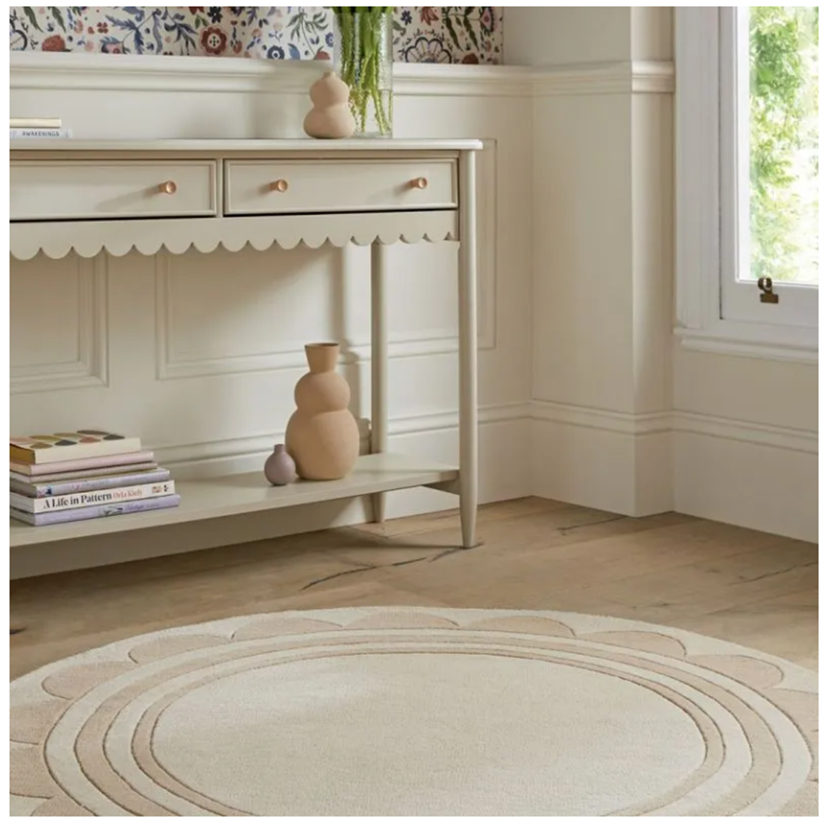 Tapis en laine fait main madison