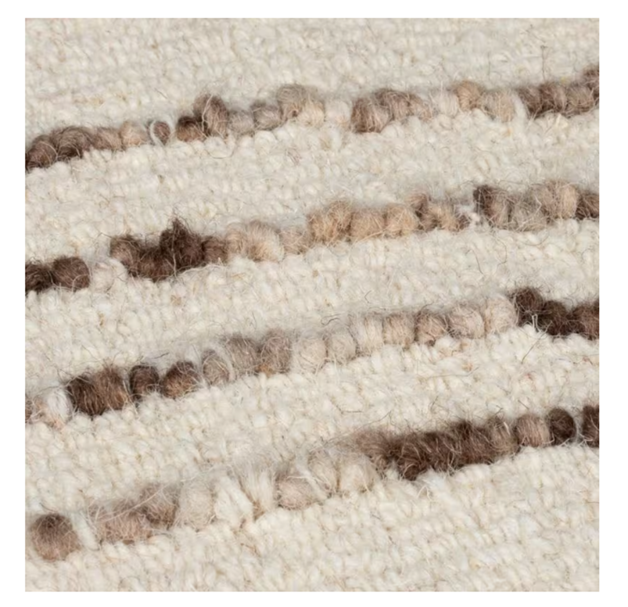 Tapis moderne en laine fait main flurry