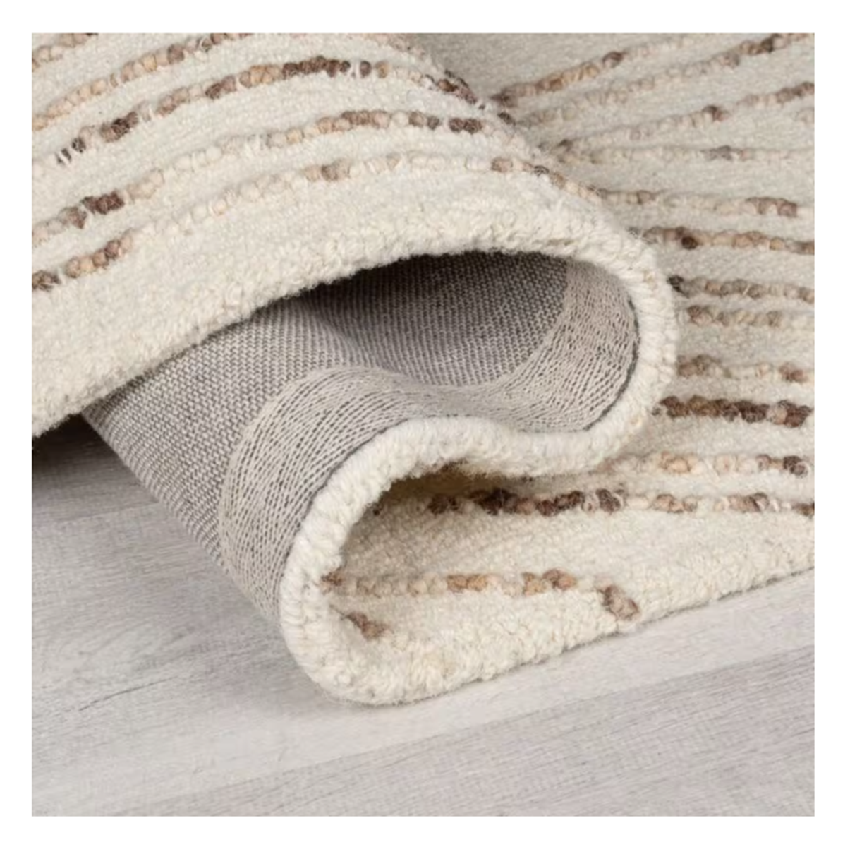 Tapis moderne en laine fait main flurry