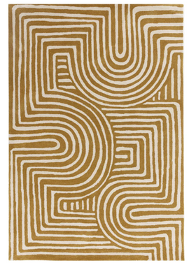 Tapis tufté main en laine twister - 0