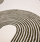 Tapis moderne tufté main en laine CROOK