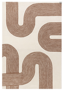 Tapis moderne tufté main en laine CROOK