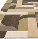 Tapis moderne tufté main en laine JINGA