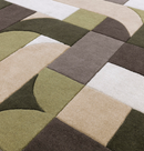 Tapis moderne tufté main en laine JINGA-18