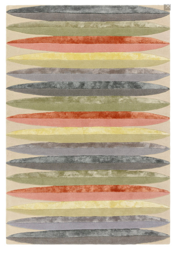 Tapis moderne tufté main en laine DOP
