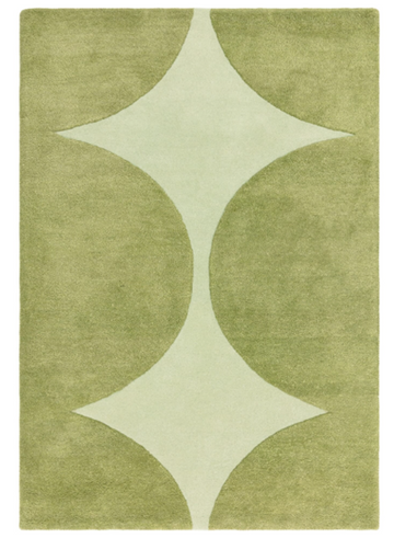 Tapis moderne tufté main en laine MULL